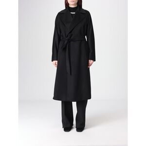 Max Mara Studio Coat Woman Black
